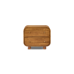 ตู้ข้างเตียงไม้มะฮอกกานี Emuro ดีไซน์ทันสมัย พร้อมฟังก์ชั่นจัดเก็บของ 2 ลิ้นชัก-สำหรับห้องนอน อพาร์ทเมนท์ โรงแรม และใช้ภายในอาคาร - Product Image 1