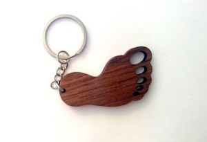 Llavero de Madera Reciclada Hecho a Mano, Diseño Personalizado, Proveedor Mayorista, Llavero de Madera con Acabado Natural, Artículo de Regalo Ecológico Premium - Product Image 3