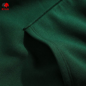 Sweat-shirts à capuche unis pour hommes, style pull-over, avec logo personnalisé sur le devant, en molleton 100% coton respirant, design ODM hiver, avec poche. - Product Image 3