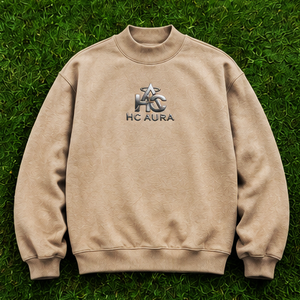 Top Demand Sustainable Cotton/Fleece Mock Neck Unisex Sweatshirt Premium Quality Light Brown Color Mock Neck Full Sleeve <b>Shirt</b> - Product Image 3
