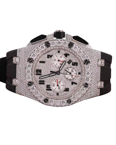 Montre de luxe classique simple antique Hip Hop Iced Quartz unisexe en acier inoxydable avec boîtier carré de 30 mm, cadran en moissanite écologique 3 - Product Image 1