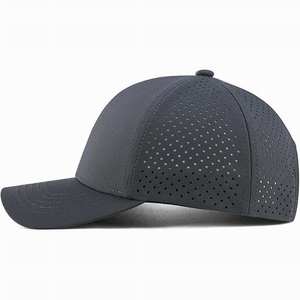 Casquette de baseball personnalisée de haute qualité, respirante et perforée, chapeau décontracté, casquette minimaliste de couleur unie pour usage quotidien, casquette à trous découpés au laser - Product Image 6