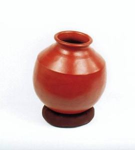 Ghatam Handmade Terracotta Clay <b>Drum</b> Round Pot Traditional South Indian Instruments - Product Image 1