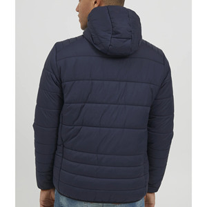 Veste matelassée d'hiver confortable pour l'extérieur, couleur unie personnalisable, faible MOQ, veste matelassée pour hommes - Product Image 4