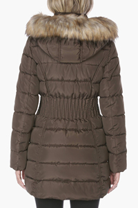 Women Casual Puffer Coats Extra Long Down Cotton Winter Coat Women's Puffer Coats Long Sleeves For Sale - Product Image 5