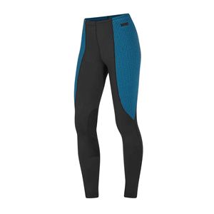 Women's Elastic Waist High Knitted Spandex/Polyester 220g Riding Leggings Full Length Breathable Color Blocked <b>Knee</b> Grip Wear - Product Image 1