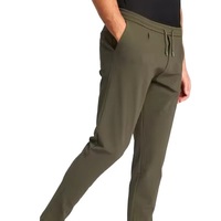 Pantalon large décontracté pour homme en tissu peigné léger de qualité supérieure, respirant, coupe-vent, séchage rapide, 100 % polyester