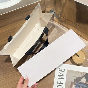 Luxury Custom Kraft Paper Packaging <b>Bags</b> with Magnetic Flap Ribbon Handles and Laminated Finish for Shoes Food <b>Gifts</b> and Retail - Product Image 5