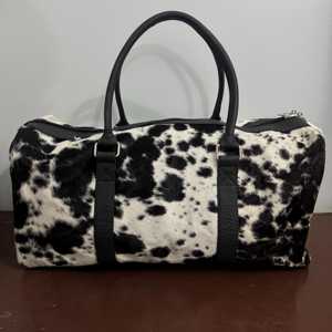 Bolsa de Viaje de Cuero Genuino de Lujo, Ligera, Gran Capacidad, para Fin de Semana, Hecha a Mano - Product Image 1