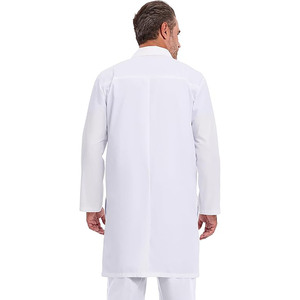 Bata de Laboratorio Blanca Clásica para Hombre – Uniforme Profesional para Médico - Product Image 4