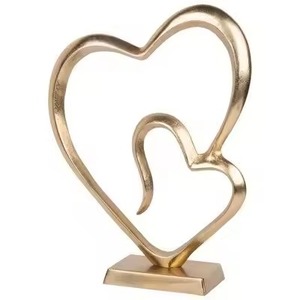 Artistic Metal Sculpture Modern Figurine <b>Decorative</b> Home Living Room <b>Table</b> <b>Decor</b> Premium Accent - Product Image 6