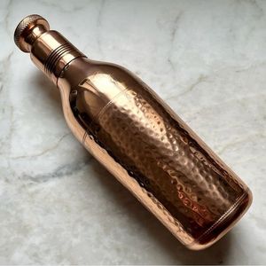 Versatile Copper Water <b>Bottle</b> Ideal for Daily Hydration Sports Fitness Office School Travel and Outdoor Recreation Activities - Product Image 1