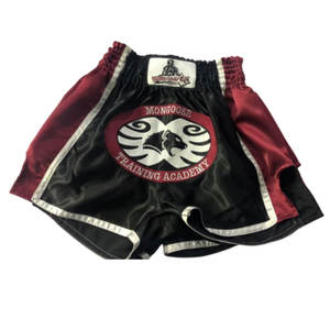 Pantalones Cortos de Muay Thai OEM con Impresión Personalizada en la Parte Delantera, Alta Calidad, Casuales, Transpirables, Cómodos, Elásticos, 100% Poliéster, Cintura Elástica - Product Image 3