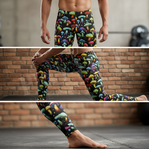 New Fashion Customized Brand Name Printed Skinny Compression Yoga Weightlifting leggings Training Athletic Custom Made Pants - Product Image 4