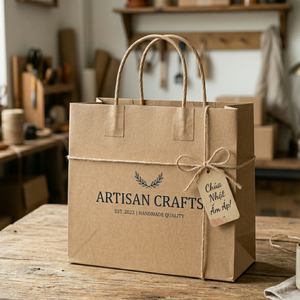 Durable Paper <b>Boxes</b> with Handle for Retail Packaging Gift Packaging and Takeaway Use - Product Image 3