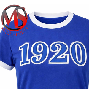 Camisetas de Manga Corta para Mujer, Diseño Nuevo, con Apliques de Zeta Phi Beta, 100% Algodón Jersey, Corte Regular, Divine Nine - Product Image 4