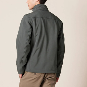 Modern Design <b>Men</b> Softshell <b>Jacket</b> Polyester Material Plain Dyed Knitted Weaving Method Comfortable Fit <b>Men</b> Softshell <b>Jacket</b> - Product Image 2
