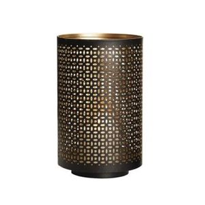 Porte-bougie en métal artisanal, offrant une lumière chaude et scintillante, idéal pour décorer les espaces festifs, les salles de méditation et les maisons. - Product Image 5