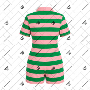 Alfa Griega al por Mayor |   Kapa |   Alfa |   Ropa de la Hermandad AKA, Mono a Rayas Bordado 1908 |   Bodysuit Informal, Accesorios - Product Image 2