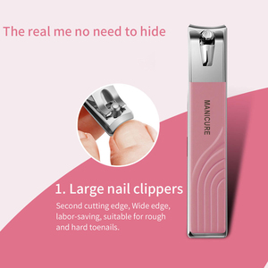 Professional Salon Manicure Kit 15pc Pedicure <b>Set</b> with 4 in 1 <b>Nail</b> Clipper High Carbon Steel Instruments Bag Competitive Price - Product Image 3