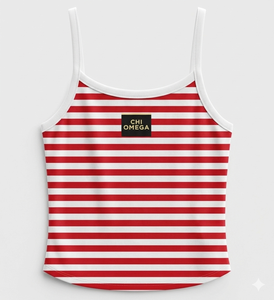 Camiseta sin mangas con tirantes finos a rayas para mujer, camisola sin mangas ajustada, chaleco informal de verano - Product Image 3