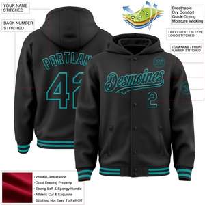 LTOCMKIY Custom Women's Baseball <b>Jackets</b> <b>Varsity</b> Letterman Hoodie with Stitched Name & Number for Men Youth <b>Kids</b> - Product Image 4