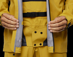 Chaqueta Impermeable para Hombre con Logotipo Personalizado, con Capucha, 100% Impermeable, Chaqueta Amarilla para Lluvia, Impermeable Ligero Personalizado para Hombre - Product Image 6