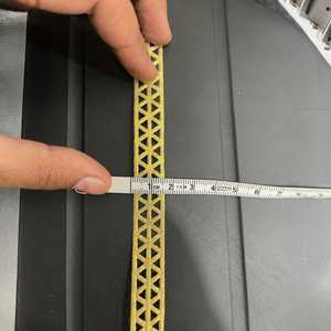 ขอบลูกไม้ผ้าฝ้ายตัดเย็บอย่างมีสไตล์เหมาะสำหรับเสื้อคลุมขอบดูเพ็ทต้าและชุดดีไซน์เนอร์ - Product Image 3