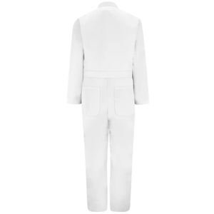 Combinaison de travail ignifuge et imperméable en coton pour hommes, blanche, longue, uniforme de sécurité industrielle - Product Image 2