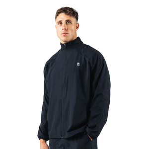 Veste de survêtement légère pour homme à fermeture éclair intégrale, col montant, haut de sport d'entraînement, fournisseur OEM personnalisé en gros - Product Image 3