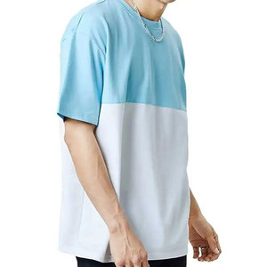 เสื้อยืดแร็กแลนทรงโอเวอร์ไซส์ผู้ชายคุณภาพสูง สไตล์ฮิปฮอป ไหล่ตก ผ้าฝ้าย 100% ระบายอากาศได้ดี - Product Image 3