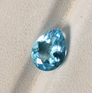 Lab Swiss <b>Blue</b> <b>Topaz</b> Pear Faceted Synthetic Gemstone 10X7 mm-16X12 mm Sizes Dark <b>Blue</b> Loose Jewelry for <b>Necklaces</b> - Product Image 3