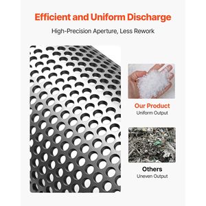 Maille de fil d'acier de haute qualité pour broyeur en plastique modèle 300, durable, ouverture de 0,39 pouce/10 mm, écran de haute précision pour le milieu - Product Image 4