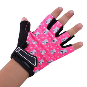 Gants de musculation demi-doigts antidérapants unisexe en tissu tissé à enfiler pour la gym et le fitness - Product Image 2