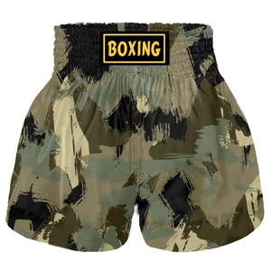 Pantalones Cortos de Muay Thai Personalizados con Logotipo OEM, Pantalones Cortos de Boxeo Sublimados, Ligeros y Transpirables, Pantalones Cortos de Entrenamiento de Kickboxing para Hombre - Product Image 6