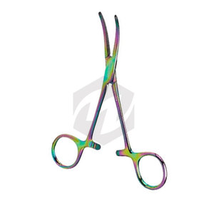 คีมหนีบห้ามเลือด Crile ขนาด 5 1/2 นิ้ว เคลือบสีรุ้ง อุปกรณ์หนีบผ่าตัด เครื่องมือแพทย์ สำหรับสัตว์ ใช้ในกรณีปฐมพยาบาล - Product Image 6