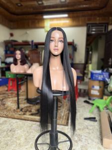 Bone Straight 12A Virgin Raw Vietnamese Hair HD Lace Frontal Wig Cheap 200 Density Cuticle Aligned Human Hair Wigs Vendors - Product Image 5