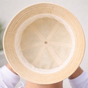 Chapeau Bob Unisexe en Coton, Style Urbain, Tendance Estivale, Couleur Unie, Décontracté, Printemps-Été, Chapeau Tendance pour Adulte - Product Image 6