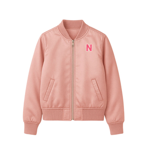 Chaqueta Bomber de Satén con Bordado Chenille Personalizado para Mujer, Venta al Por Mayor, Nuevo Estilo, Transpirable - Product Image 1