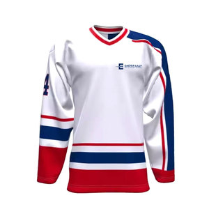 Diseña tu propia camiseta de hockey sobre hielo, ropa deportiva ligera y transpirable para hombres y jóvenes - Product Image 1