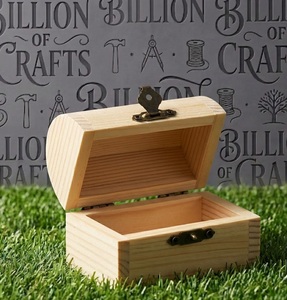 Caja de Almacenamiento Rectangular de Madera de Pino Natural Billion Crafts, Organizador de Madera Hecho a Mano, Contenedor para Regalos, Decoración Moderna para el Hogar - Product Image 5