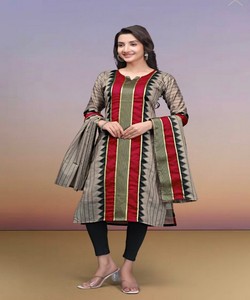 ชุดผ้าฝ้ายแฟนซีคันชีลายแจ็คการ์ด พร้อมผ้าคลุมไหล่ สวมใส่สบาย มีสินค้าพร้อมส่ง แห้งเร็ว หลายสี สำหรับผู้หญิง ราคาขายส่ง สไตล์ชาติพันธุ์ - Product Image 4