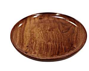 Handmade Premium Mango Wood Charger Plate with Lid Stand Eco-Friendly Wedding Dinnerware Classic Design Durable & Biodegradable - Product Image 5