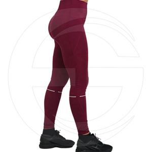Pakistan Made Durable Fitness Women's <b>Leggings</b> Mid Waist Solid <b>Pattern</b> Full Length Spandex/Polyester Eco-Friendly Simple Design - Product Image 6