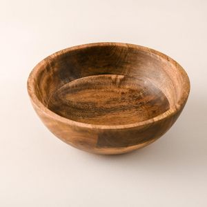 Bol en bois traditionnel pour servir la cuisine indienne, le riz, les currys, les collations et pour rehausser une expérience culinaire authentique - Product Image 1