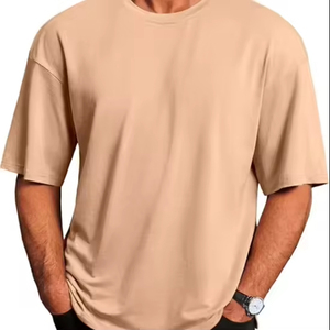 High Quality 100% Polyester Men's Oversized Short Sleeve T-Shirt with Front Custom Brand <b>Logo</b> Printing Summer - Product Image 1