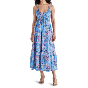 Robe de plage florale pour femmes, tenue d'été ample et légère, décontractée, pour les vacances, les voyages et la plage - Product Image 1