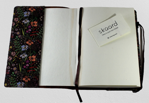 Carnet de notes personnalisé avec logo promotionnel, agenda hebdomadaire, carnet de gratitude pour femmes, en cuir de buffle couleur marron naturel - Product Image 2