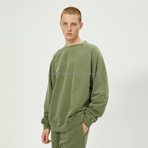 Wholesale Custom Plain Cotton Spandex Pullover Crewneck French Terry <b>White</b> <b>Men</b> <b>Sweatshirt</b> Top Hoodies - Product Image 3