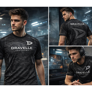 Camiseta Deportiva Personalizada Premium para Esports, Sublimada, Ecológica, de Secado Rápido, Transpirable, de Malla de Poliéster, Unisex, para Juegos, Dravelle - Product Image 5
